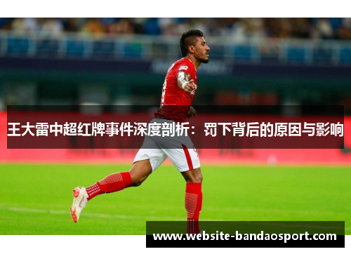 王大雷中超红牌事件深度剖析:罚下背后的原因与影响